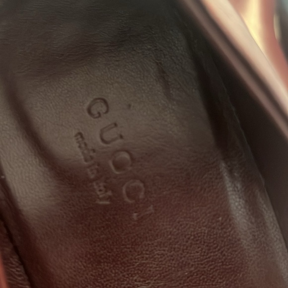 Authentic Gucci Nappa Charlotte Scarlatto Pumps - Picture 12 of 13